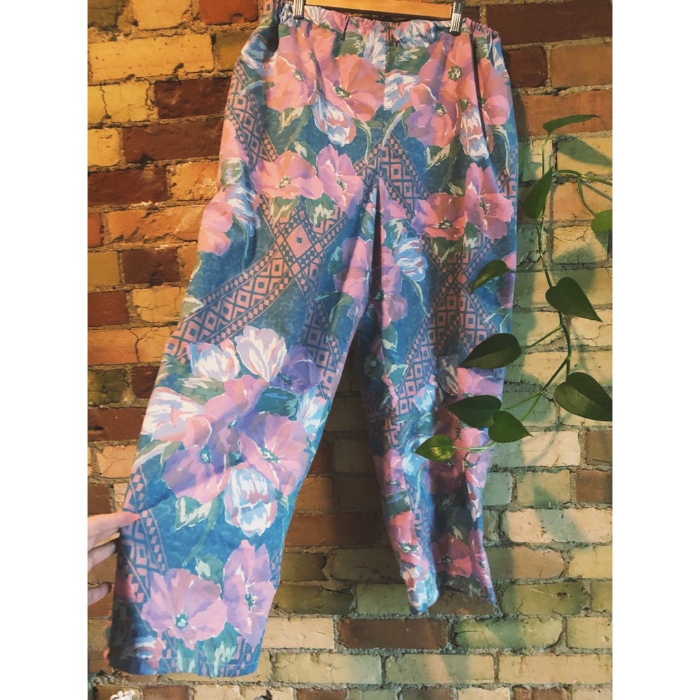 90’s Print Slouchy Pants